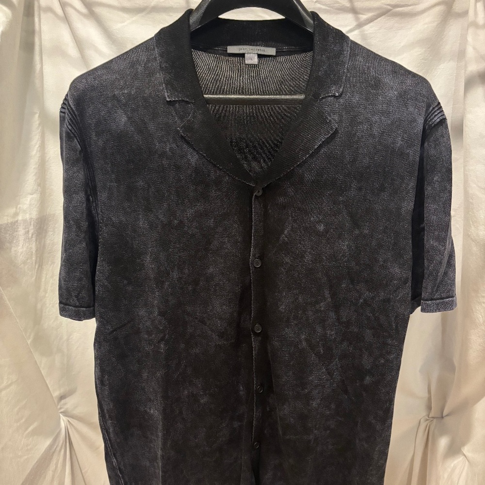 John Varvatos Mens Carter Shirt - Size L